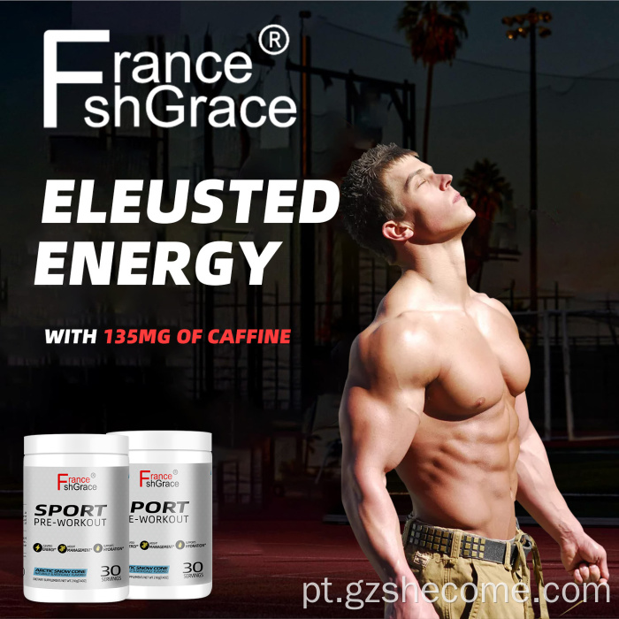 Shecome Sport Pré-Treino Pó Hidratação Energética